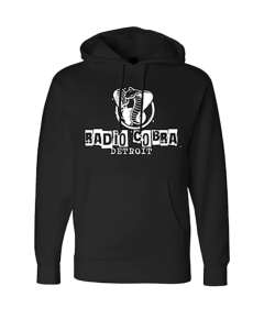 Ink-Detroit-Radio-Cobra-Hoodie-Black-Front No Background